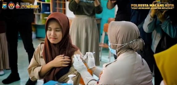 Polresta Malang Kota Dorong Vaksinasi HPV dalam Persiapan Generasi Emas 2045