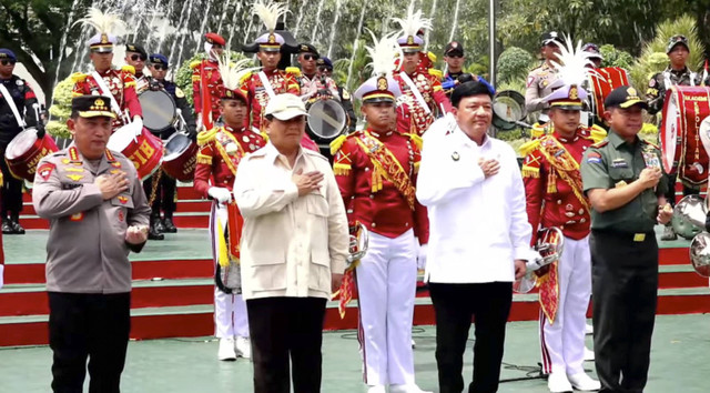 Prabowo Hadiri Apel Kasatwil Polri Di Semarang, Fokus Pada Pengarahan