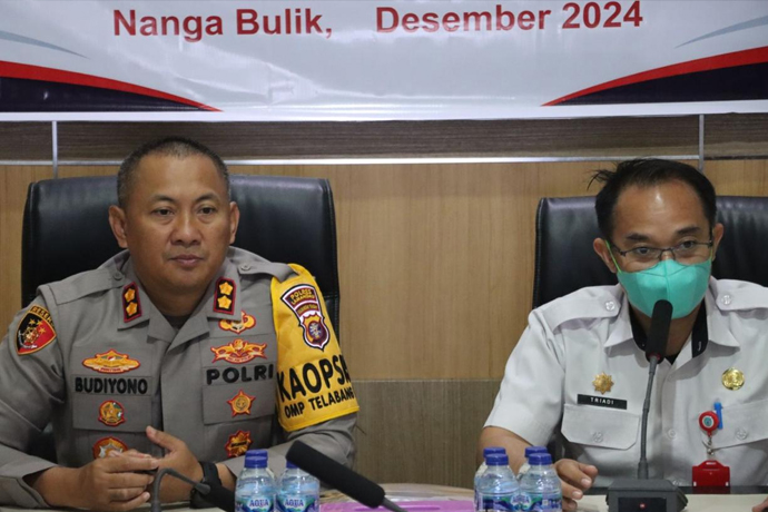 Rapat Koordinasi Polres Lamandau Fokuskan Kesiapan Pengamanan Libur Nataru