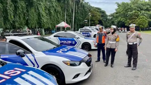 Sambut Operasi Lilin Semeru, Polresta Malang Kota Perkuat Armada Kendaraan