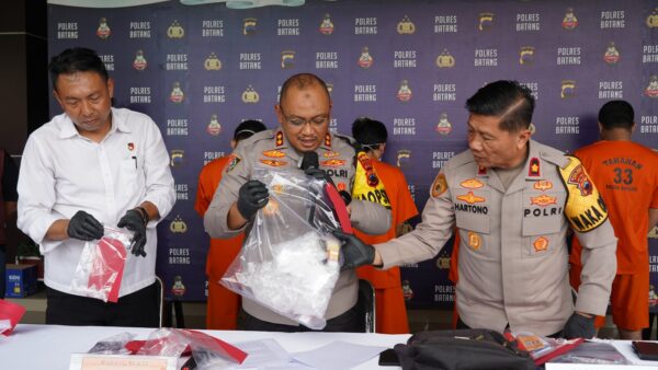 Satresnarkoba Polres Batang Batang Ungkap Dua Peredaran Sabu Antarkota