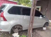 Ban Mobil Avanza di Semarang Raib, Digantikan Bata Ringan