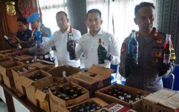 Seribuan Botol Miras Ilegal Disita Polisi Di Temanggung Menyambut Tahun