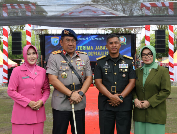 Sinergitas Tni Polri, Kapolda Kalteng Ikuti Sertijab Danrem 102 Panju Panjung