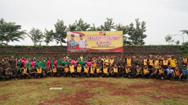 Sinergitas Tni Polri Terlihat Dalam Kegiatan Olahraga Bersama