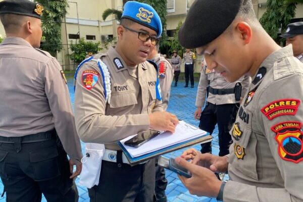 Sipropam Polres Banjarnegara Gelar Gaktibplin untuk Minimalkan Pelanggaran Anggota