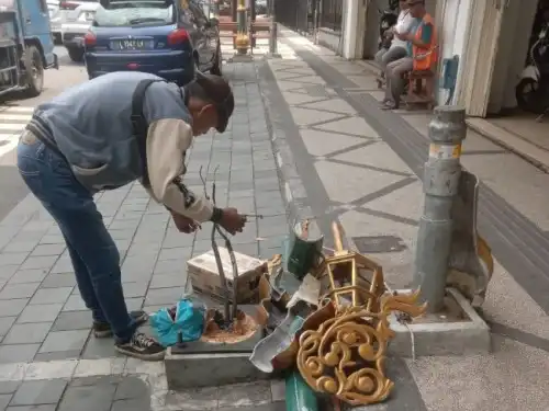 Tabrak Lampu Hias Di Kayutangan Heritage, Pelaku Berjanji Ganti Kerusakan