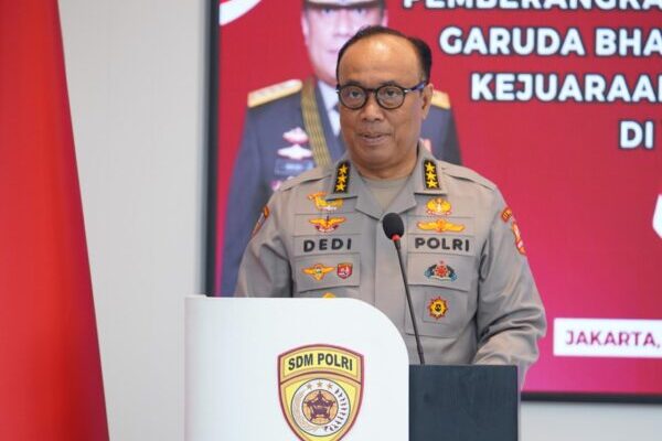 Irwasum Polri Motivasi Tim Taekwondo Garbha Presisi Sebelum Bertanding di Vietnam