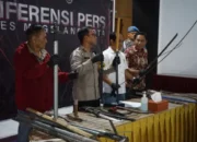 Warga Serahkan Sajam ke Polres Magelang Kota, Cegah Tawuran