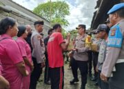 Tinjau Longsor Di Yehembang Kauh, Waka Polres Jembrana Peduli Warga