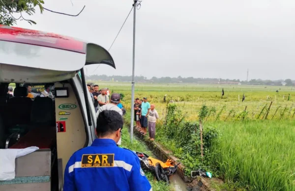 Tewas di Tepi Sawah, Pemotor Gadingan Sukoharjo Jadi Korban Kecelakaan