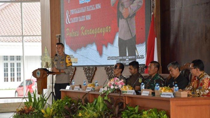 Rakor Lintas Sektoral, Kapolres Karanganyar Bahas Strategi Harkamtibmas Jelang Nataru