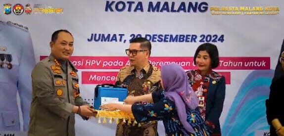 Video: Polresta Malang Kota Gelar Gebyar Vaksin Hpv Untuk Wujudkan