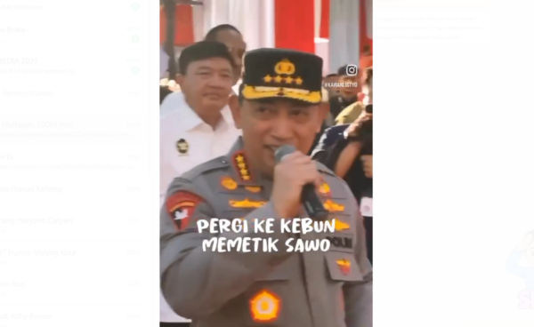 Video Adu Pantun Presiden dan Kapolri, Warnai Apel Kasatwil 2024 dengan Keakraban