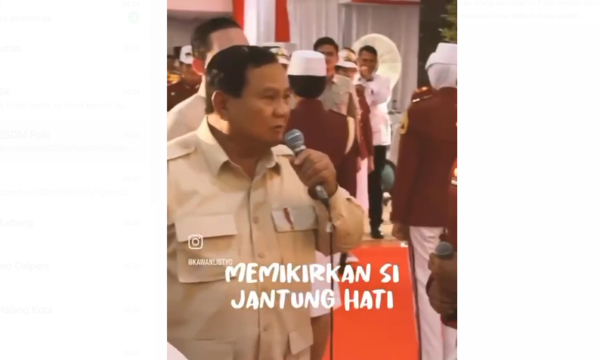 Video Kemesraan Kapolri Dan Presiden Prabowo Subianto Dalam Adu Pantun