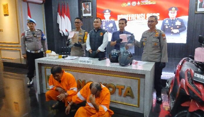 Polresta Malang Kota Tangkap Dua Pelaku Penjambretan yang Viral