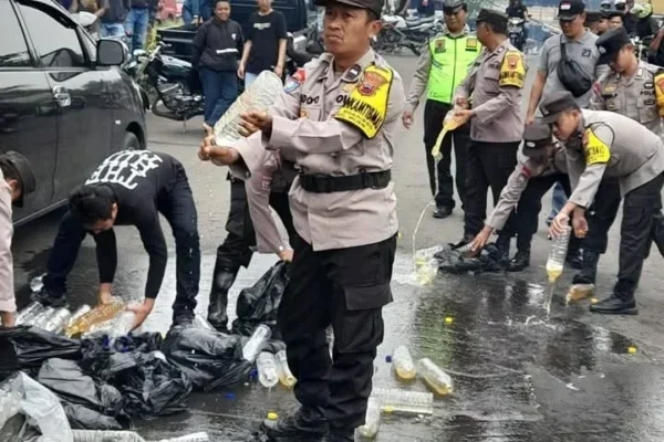 Razia Miras di Sirkuit Mijen, Polrestabes Semarang Tertibkan Acara Komunitas Dua Tak