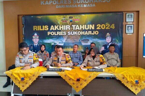 Kado Akhir Tahun: Polres Sukoharjo Paparkan Capaian Selama 2024