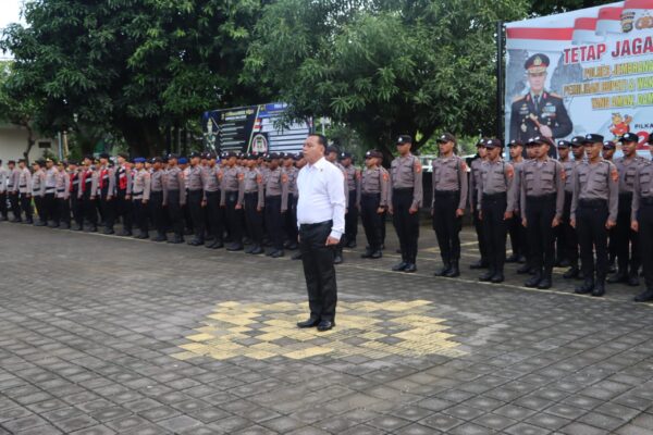 Apel Jam Pimpinan, Kapolres Jembrana Tegaskan Komitmen Tingkatkan Layanan