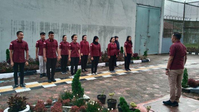 Apel Pagi Perdana Di Rutan Humbahas, Pegawai Didorong Jaga Semangat