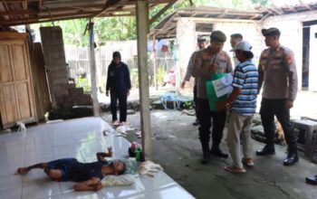 Bantuan Sosial Kapolres Jembrana Untuk Warga Kurang Mampu Dalam Program