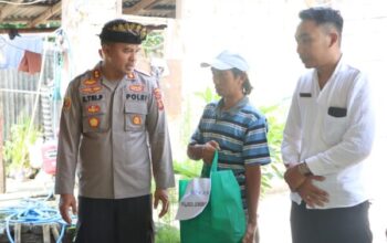 Bantuan Untuk Warga Kurang Mampu, Kapolres Jembrana Tindaklanjuti Program Minggu