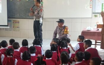 Ciptakan Generasi Peduli Keamanan, Bhabinkamtibmas Desa Kaliakah Beri Penyuluhan