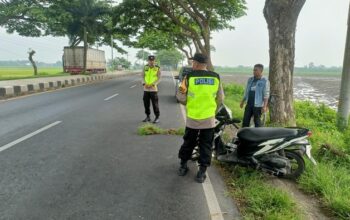 Emak Emak Tak Sadarkan Diri, Diduga Korban Tabrak Lari Di Pati