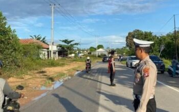 Hujan Lebat Guyur Lamandau, Kasatlantas Imbau Pengendara Prioritaskan Keselamatan