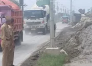 Jalan Pelabuhan Kendal Tercemar Limbah Beton Cair, Dlh Bertindak