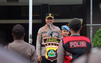 Kapolres Jembrana Beri Arahan Peningkatan Kinerja Dalam Apel Jam Pimpinan