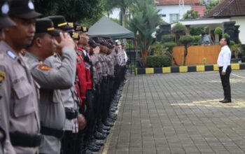 Kapolres Jembrana Dorong Kinerja Dan Pelayanan Lebih Baik Di Apel