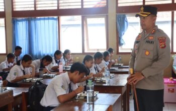 Kapolres Jembrana: Gizi Yang Baik Membantu Prestasi Siswa