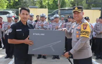 Kapolres Lamandau Dorong Transformasi Digital Dengan Starlink Gen Iii