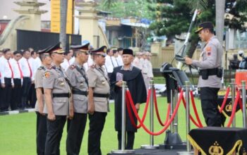 Kapolresta Banyumas Gelar Sertijab Untuk Wakapolresta Dan Kapolsek Baru