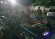 Kapolsek Kartasura Turun Ke Jalan, Puluhan Motor Knalpot Brong Disita