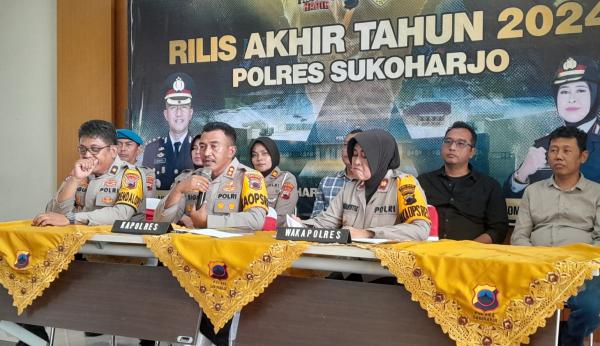 Keberhasilan Polres Sukoharjo Sepanjang 2024 Dipublikasikan, Ini Rinciannya