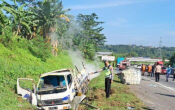 Kecelakaan Karambol Di Tol Semarang Solo Km 438, Libatkan Bus Dan