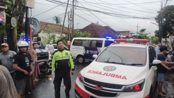 Kecelakaan Maut di Kota Malang, Ibu Rumah Tangga Tewas di Tempat