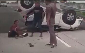 Kecelakaan Tragis Honda Brio Di Tol Semarang Demak, Dua Nyawa Melayang