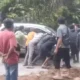 Kecelakaan Di Brebes Akibat Rem Blong, Warga Sigap Bantu Evakuasi