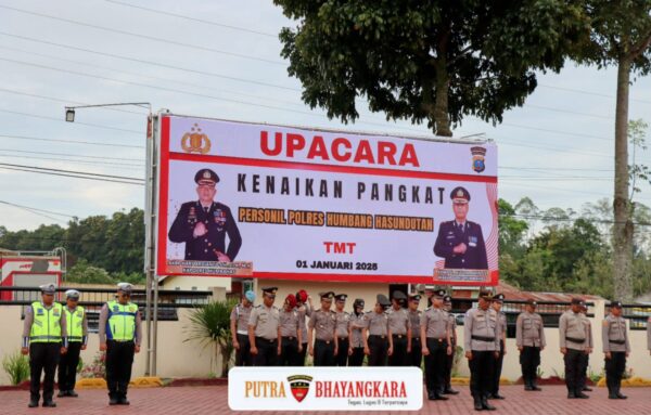 Kenaikan Pangkat Polri Di Humbahas, Kapolres: Ini Adalah Momentum Tanggung