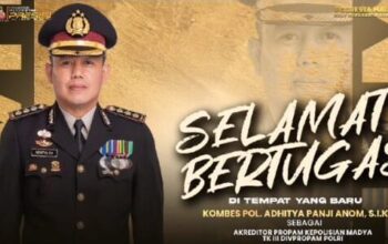 Kombes Pol Adhitya Panji Anom Pamit Dari Polresta Malang Kota,