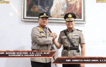 Kombes Pol Adhitya Panji Anom Resmi Tinggalkan Polresta Malang Kota,