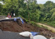 Longsor Terulang Di Jalan Kulon Progo Magelang, Tersisa 2 Meter Jalur