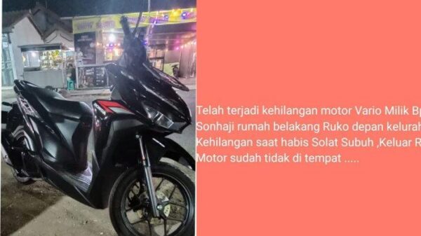 Maling Gasak Honda Vario Di Tegal, Manfaatkan Hujan Untuk Beraksi