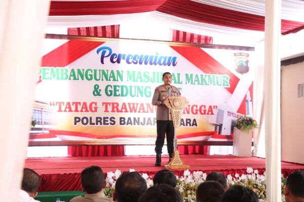 Polres Banjarnegara Resmikan Masjid Al-Makmur Tatag Trawang Tungga Serta Gedung SPKT