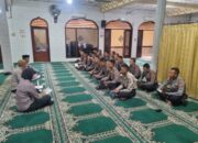 Masjid Baitul Muhtarifin Jadi Tempat Binrohtal Bintara Polres Jembrana