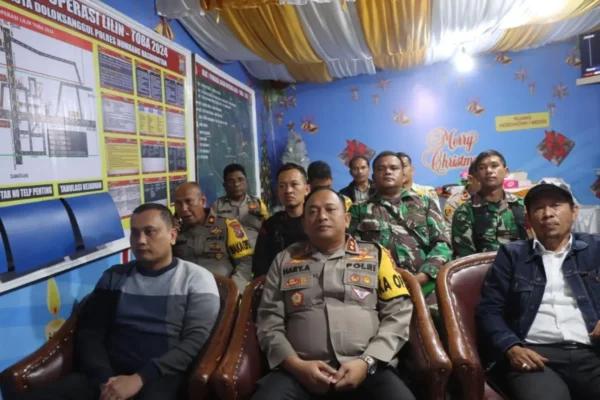 Melalui Zoom Meeting, Kapolres Humbahas Pastikan Keamanan Terjaga