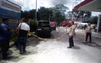 Mobil Ludes Di Spbu Bobotsari, Kebakaran Diduga Akibat Masalah Kelistrikan